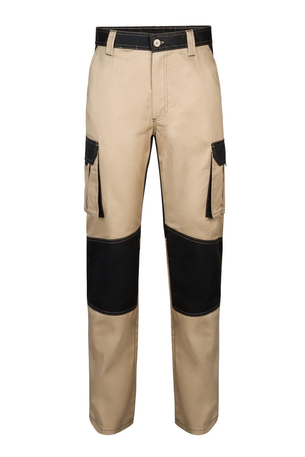 Pantalón bicolor multibolsillos