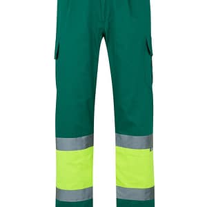 Pantalón bicolor multibolsillos