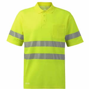 Polo algodón manga corta cinta segmentada