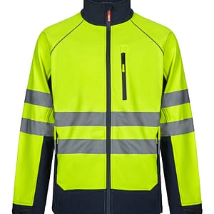 Cazadora soft shell bicolor
