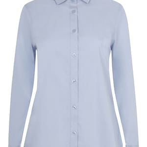 Camisa manga larga stretch mujer